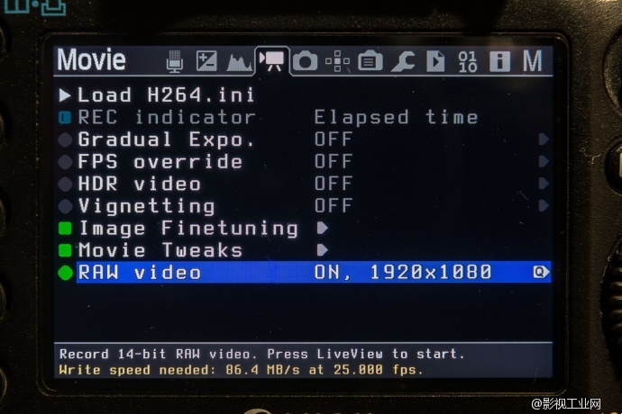 手把手教你玩5D3的RAW视频