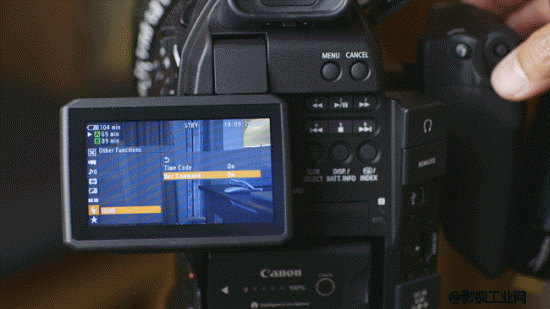 手把手教你C100连接Atomos Ninja 2,以及记录仪参数设置后达到成像的效果