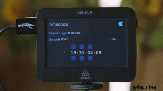 手把手教你C100连接Atomos Ninja 2,以及记录仪参数设置后达到成像的效果