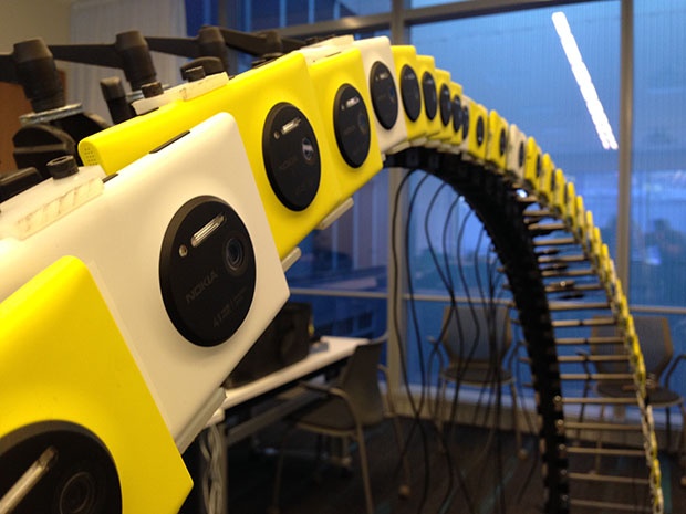 50台Lumia 1020打造“子弹时间”,炫过头了!