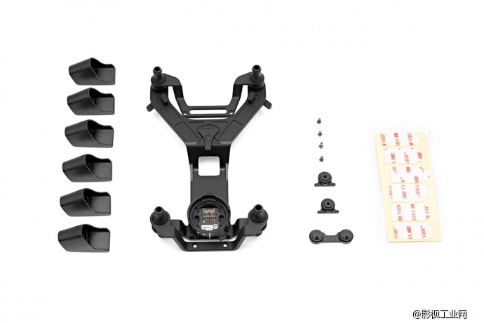 标配x3相机云台的inspire 1升级至禅思x5相机云台,需更换减震板.