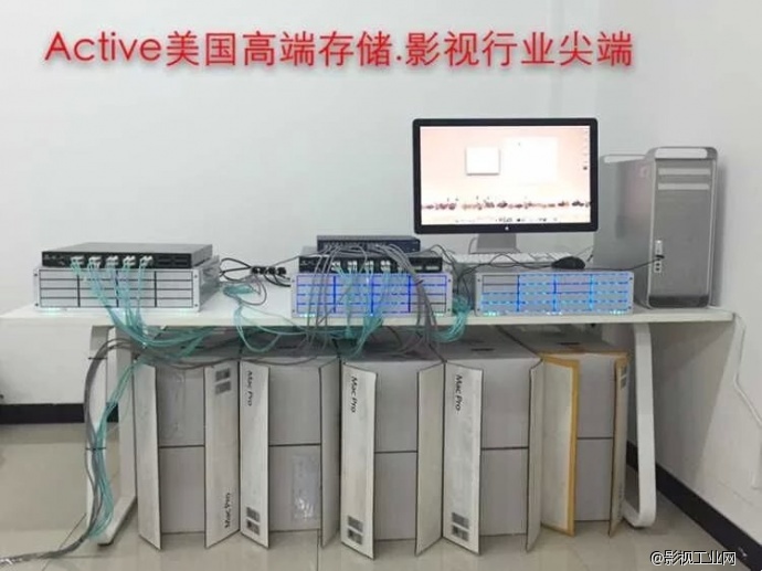 苹果XSAN光纤非编网建设