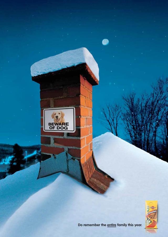 全球50张最具创意的圣诞广告