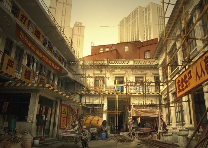 《恶棍天使》设计手稿,再现电影的想象世界