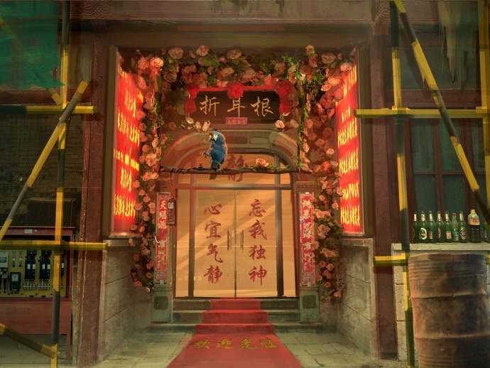 《恶棍天使》设计手稿,再现电影的想象世界