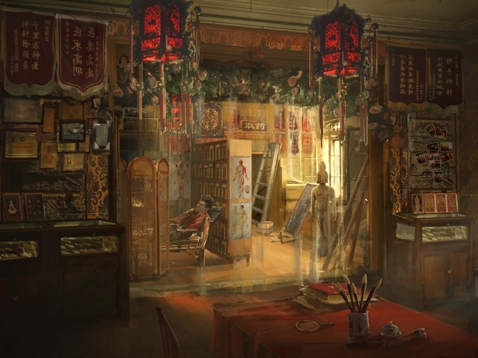 《恶棍天使》设计手稿,再现电影的想象世界