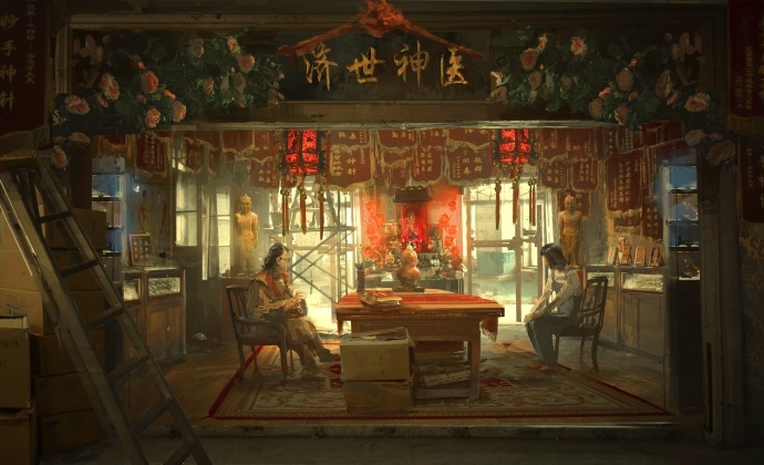 《恶棍天使》设计手稿,再现电影的想象世界