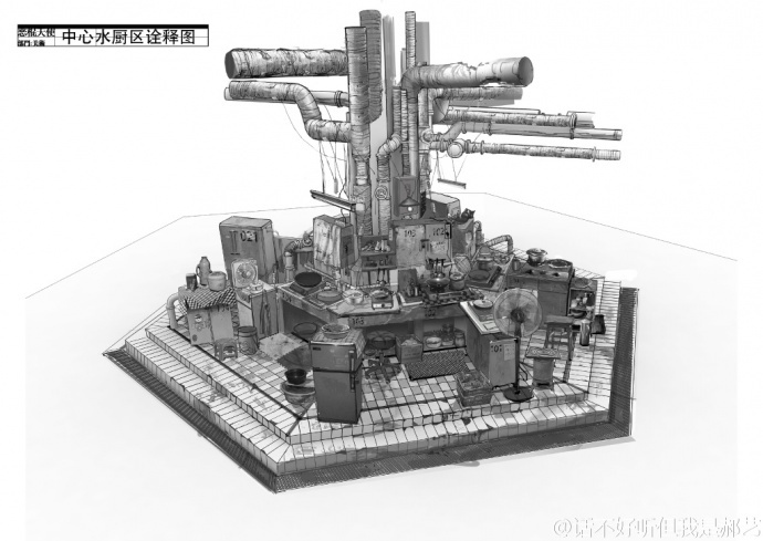 《恶棍天使》设计手稿,再现电影的想象世界