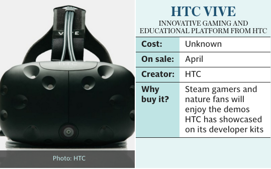 HTC虚拟现实设备VIVE预售:2月29日