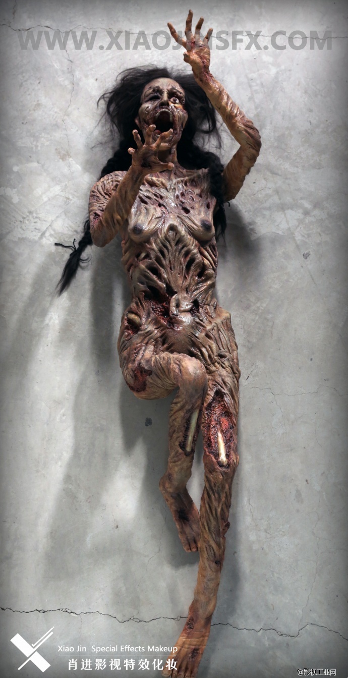 影视特效化妆 《寻龙诀》第五蛋 知青干尸部分