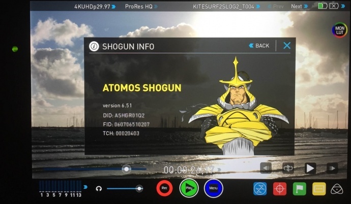 期待的升级来了!Atomos发布Shogun和Ninja Assassin6.6固件,新增AtomHDR功能