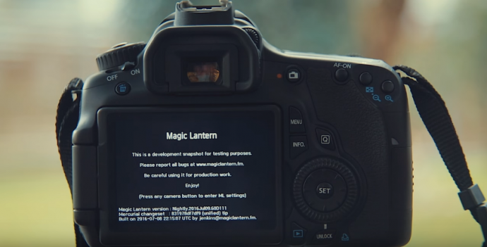 【摄影DIY】不要以为自己的单反要淘汰了,Magic lantern让他起死回生,甚至能还实现Raw视频!