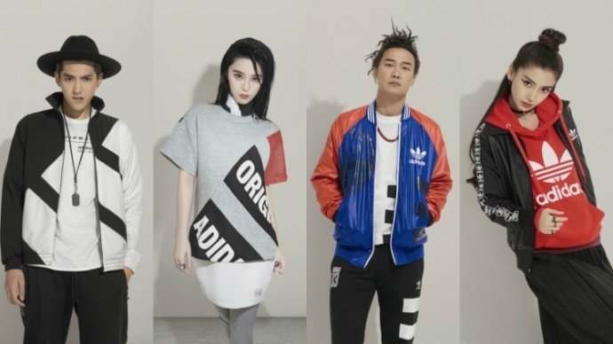 Adidas终于请来鹿晗做代言人,这很三叶草