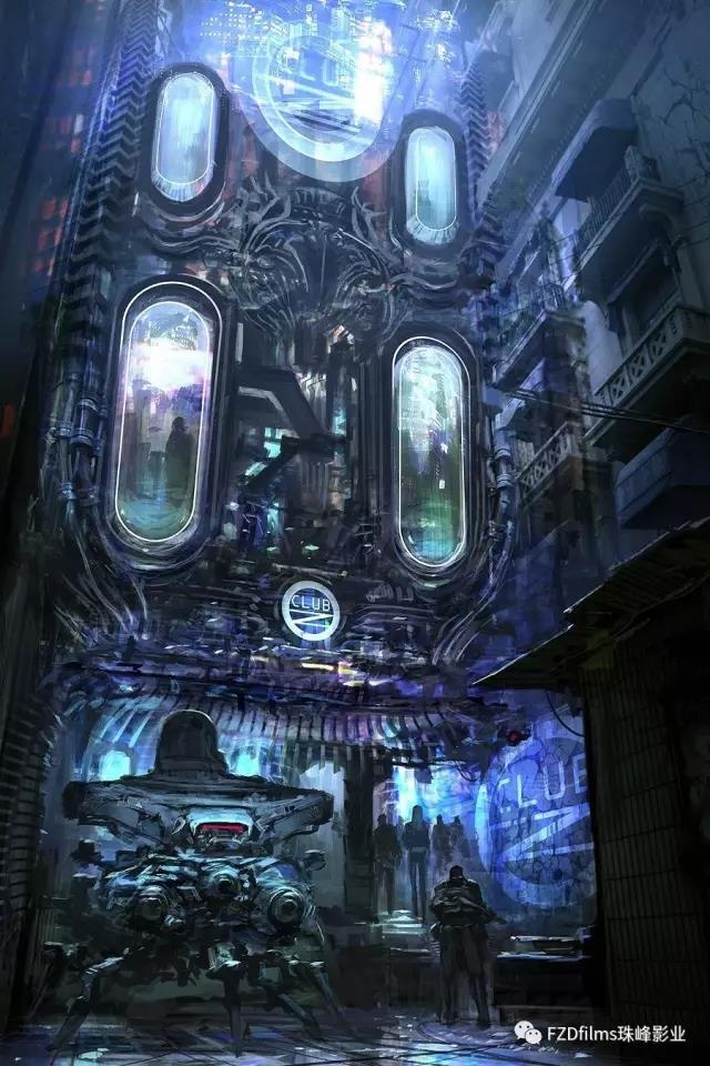 朱峰作品欣赏：科幻迷必知的赛博朋克