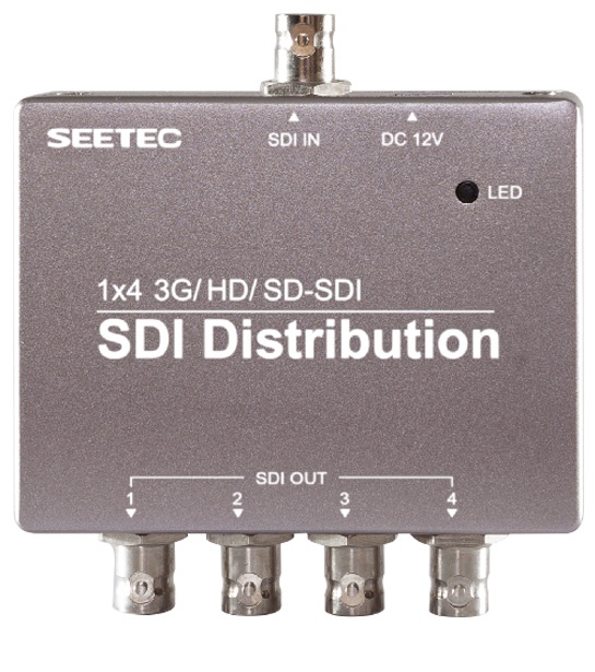 富威德、视瑞特3G/ HD/ SD-SDI分配器一分四 SDI-124 一路视频信号输入,四路视频信号输出 高品质广播级SDI信号传输