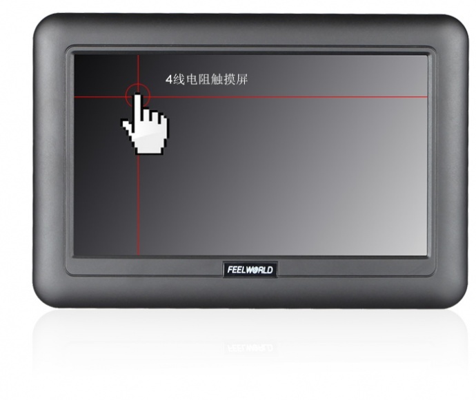 富威德feelworld 视瑞特 SEETEC 7寸USB液晶显示器电脑外接显示器 炒股办公监视器 笔记本伴侣 只需要一条USB数据线 无需电源,VGA等其他接口。