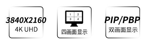 视瑞特SEETEC 15.6寸4K广播级监视器UHD 3840X2160 四路HDMI输入 3G-SDI输入环出 四画面分割显示 4K156-9HSD