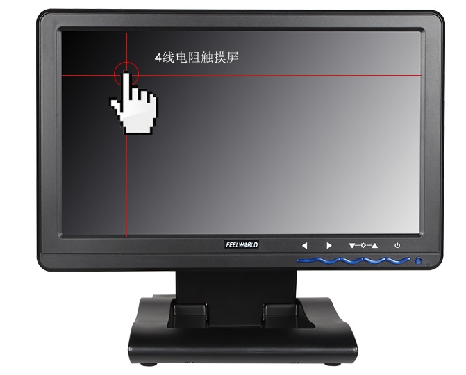 富威德DP101T 10.1寸分辨率1024X600 USB供电的IPS液晶显示器 只需要一条USB数据线!无需电源,VGA等其他接口
