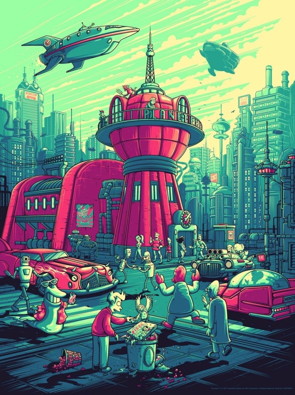 他用嗑药般的画风,解构无数科幻大片的经典场景
