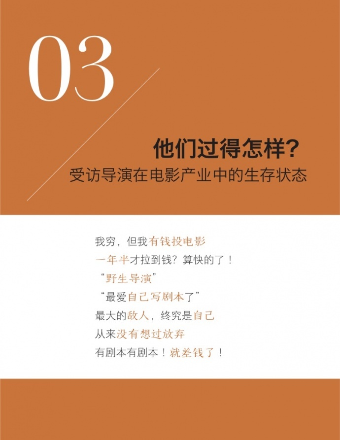 2017中国青年电影导演生存状态调查报告,他们和你想的不一样!