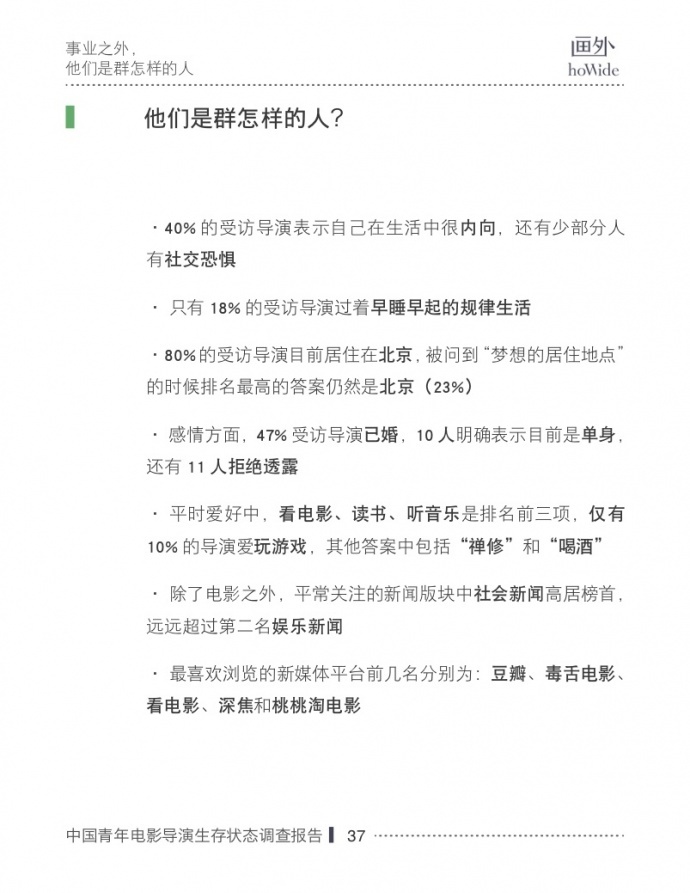 2017中国青年电影导演生存状态调查报告,他们和你想的不一样!