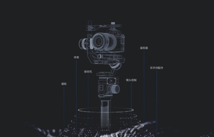 大疆首款可单手操作的相机稳定器如影 Ronin-S亮相CES 2018