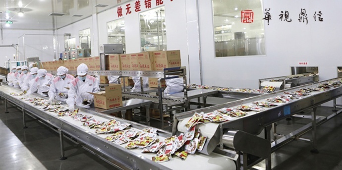 华视鼎信:RED RAVEN 4.5K电影摄像机津恺食品宣传片拍摄